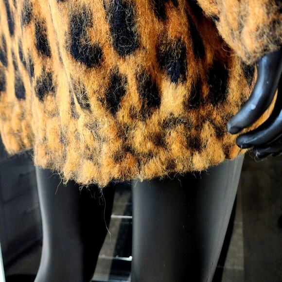 Palm Angels Animalier Brushed Cardigan 'Brown/Black' Size L - Picture 8 of 16